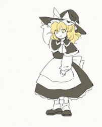 Marisa Kirisame Hats Off GIF