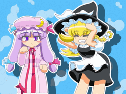 Marisa Kirisame Swaying Caramelldansen GIF