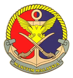 Maritim Malaysia Logo Bird And Anchor Sticker