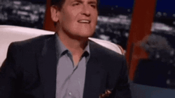 Mark Cuban Looking Down GIF