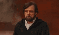 Mark Hamill Poker Face Shoulder Brush GIF