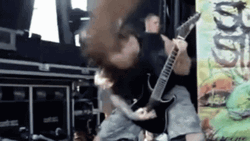 Mark Heylmun Windmill Headbang GIF