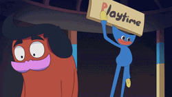 Markiplier And Huggy Wuggy Animation GIF