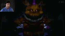 Markiplier Scared By Monster GIF