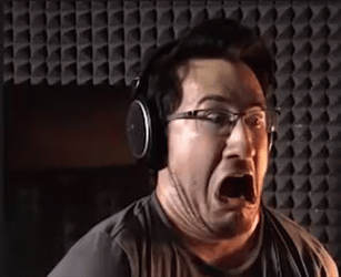 Markiplier Screaming Scared Meme GIF