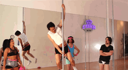 Markiplier Tries Pole Dancing GIF