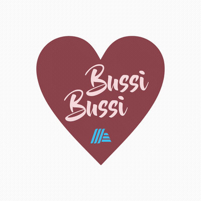 Maroon Heart Bussi Bussi GIF