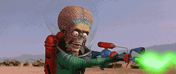 Mars Attacks Laser Beam Gun GIF