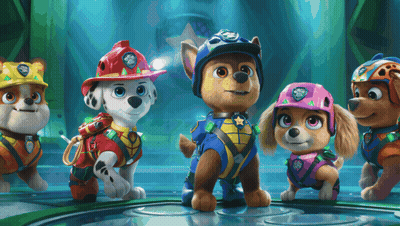 Marshall From Paw Patrol Saying Awooo GIF