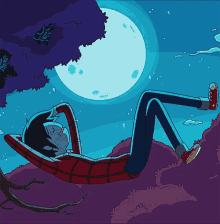 Marshall Lee Adventure Time Under The Moonlight
