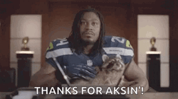 Marshawn Lynch Caressing A Pet GIF