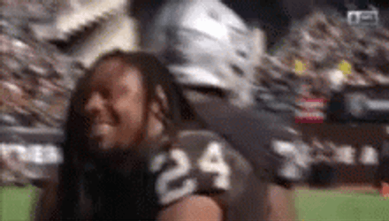 Marshawn Lynch Having Fun GIF