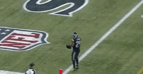 Marshawn Lynch Holding Ball GIF
