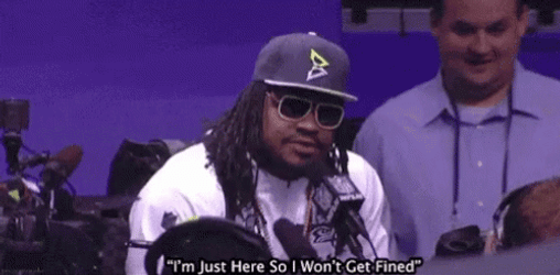 Marshawn Lynch Shaking Head GIF