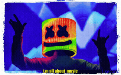 Marshmallow Head Person I'm All About Music GIF