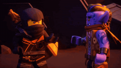 Marshmallow Surrounded By Purple And Blue Lines GIF