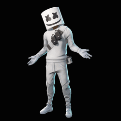 Marshmello Emote Fortnite GIF