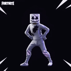 Marshmello Fortnite Dances GIF