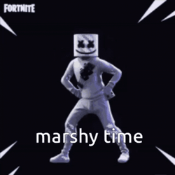 Marshmello Having Marshy Time GIF