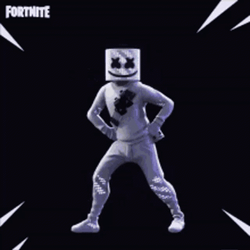 Marshmello Man Macho Dance GIF