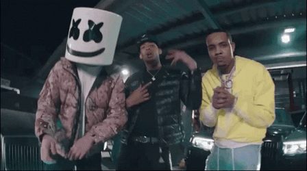 Marshmello Now On The  Rapping GIF