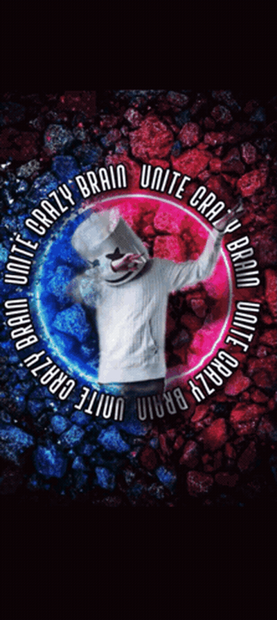 Marshmello Unite Crazy Brain GIF