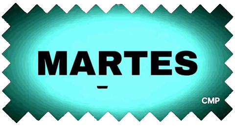 Martes Sign In Black Sticker