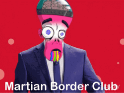 Martian Border Club Alpha Check GIF