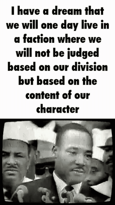 Martin Luther King Jr. Black And White Quote GIF