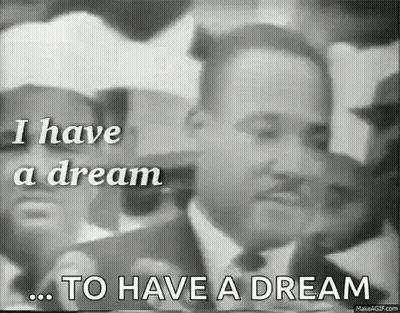 Martin Luther King Jr. Giving Speech At Protest GIF