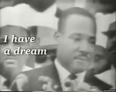 Martin Luther King Jr. Giving Speech GIF