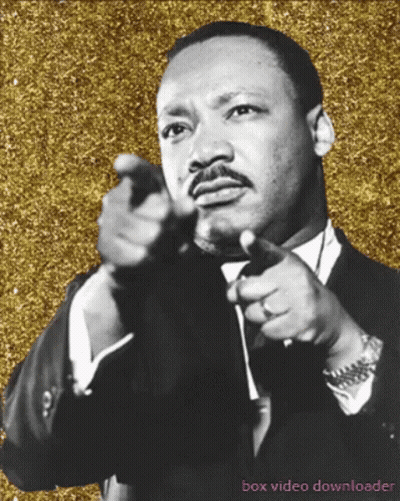Martin Luther King Jr Pointing At Camera GIF