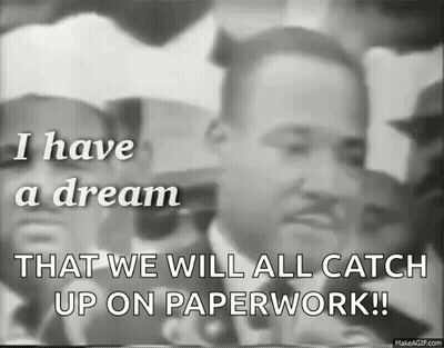 Martin Luther King Jr. Speaking To Crowd GIF