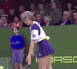 Martina Hingis Fast Serving GIF