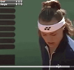 Martina Hingis Nice Serve GIF