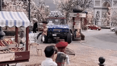 Martini Sign On City Street GIF