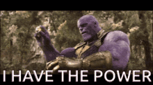 Marvel Cinematic Universe Thanos Unlimited Power GIF