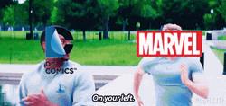 Marvel Comics Versus DC Comics Race Meme GIF