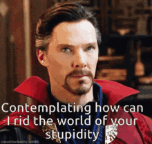 Marvel Doctor Strange Irritated Stupid People GIF