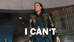 Marvel Loki Saying I Can't GIF
