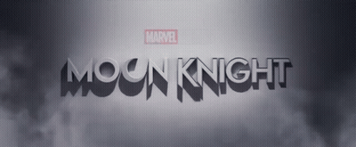 Marvel Moon Knight Logo On Cloudy Background GIF