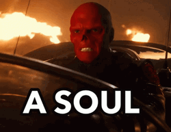 Marvel Red Skull Soul Stone GIF