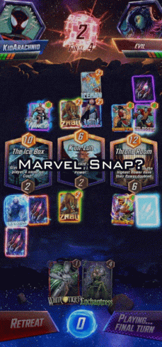 Marvel Snap Screenshot With Number 2 GIF