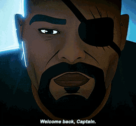 Marvels What If Nick Fury GIF