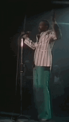 Marvin Gaye Energetic Singing Live