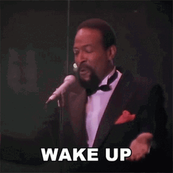 Marvin Gaye Singing Wake Up