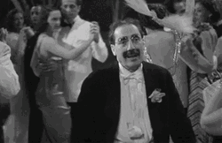Marx Brothers Groucho Excited Dance