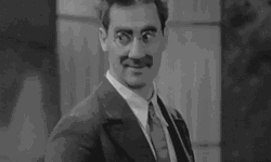 Marx Brothers Groucho Flirting