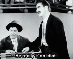 Marx Brothers Groucho Idiot