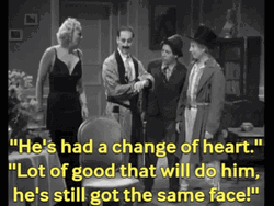 Marx Brothers Groucho Insulted GIF